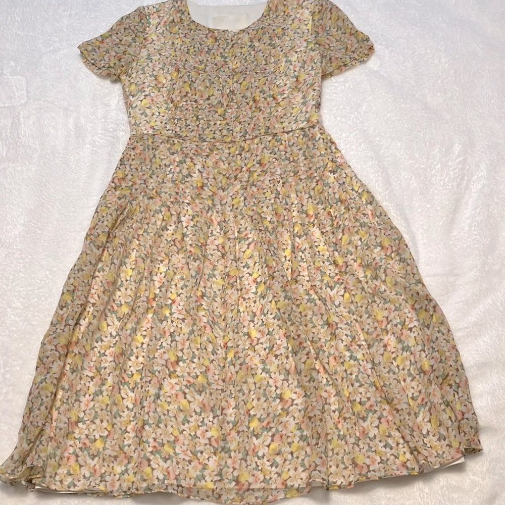 J CREW COLLECTION 100% SILK DRESS